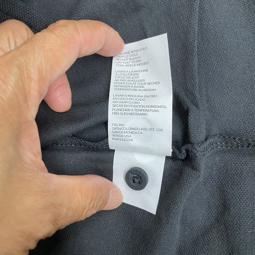 FIGS PRO Men’s Small Black Technical Pique Scrub Polo NWT Pima Cotton M22WW1004 - Picture 7 of 15